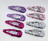 Fashion Jewelry 12 Pcs Dazzling & Shining Multicolor Tic Tac Hair Pins - Stylish Hair Accessories for Girls & Women